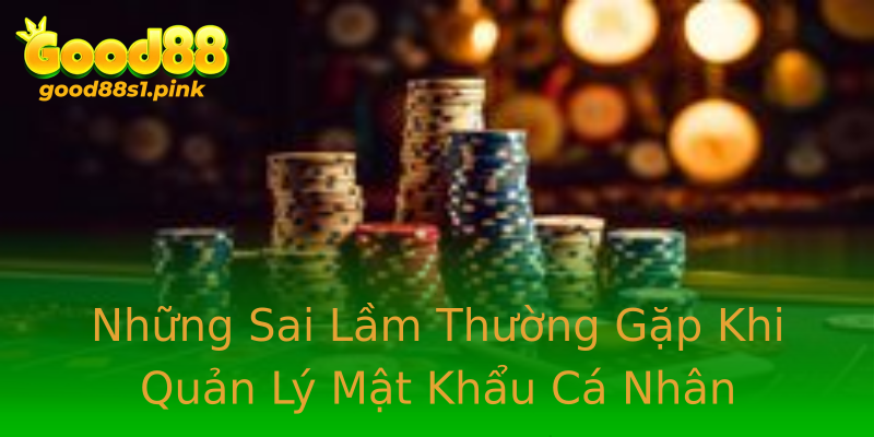 Những Sai Lầm Thường Gặp Khi Quản Lý Mật Khẩu Cá Nhân Những Sai Lầm Thường Gặp Khi Quản Lý Mật Khẩu Cá Nhân